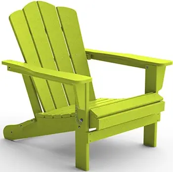 Dobrável Cadeira de Adirondack, Relaxante Empilhável|Braço|Ergonômico HDPE de Todos os Tempo Cadeira de Adirondack, Marinha